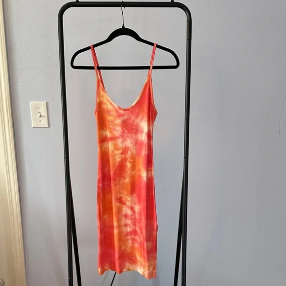 orange strapless dress forever 21 Forever 21 | Dresses | Forever 2 Strapless Tiedye Dress Orange And Pink